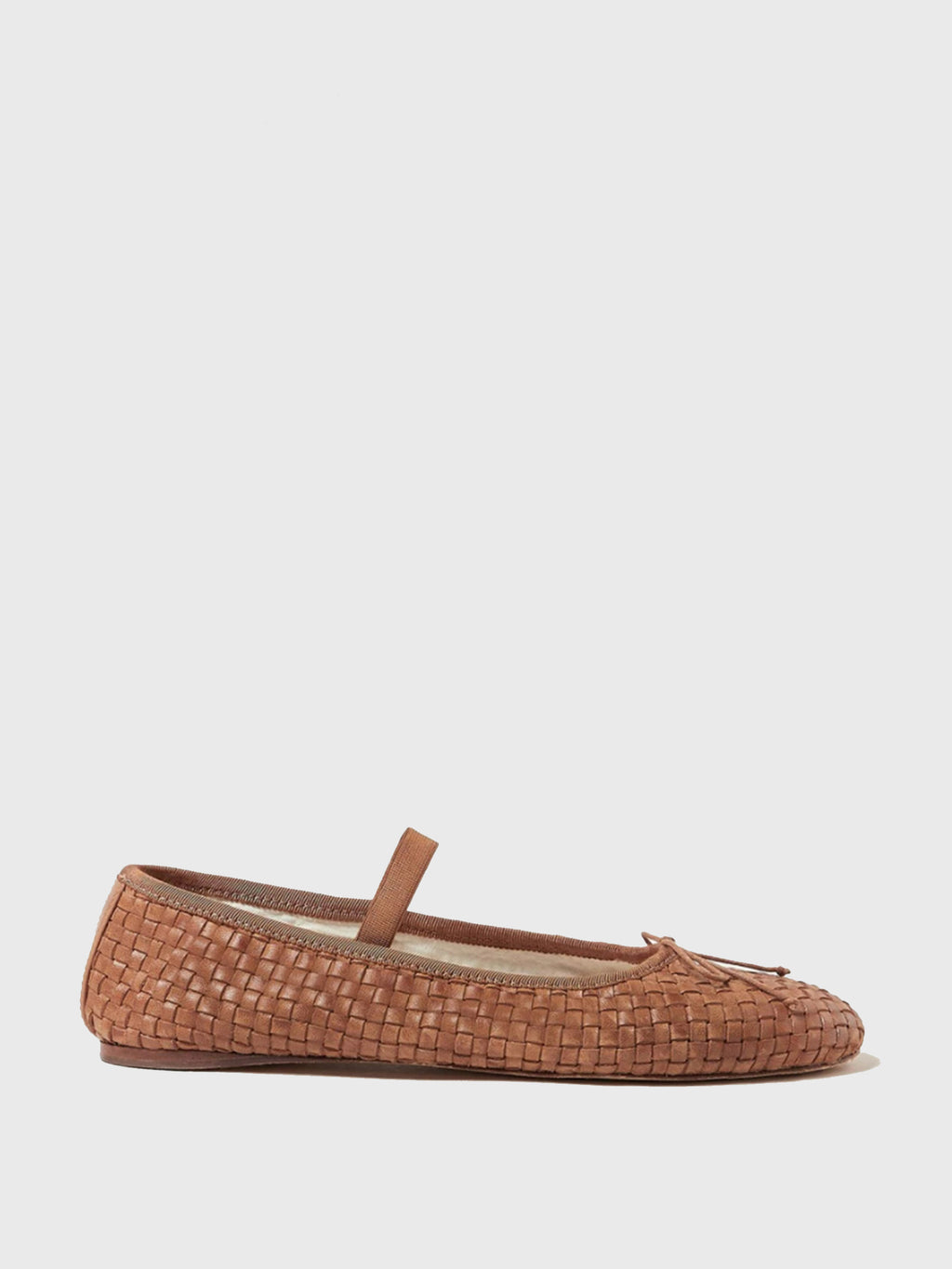 Loeffler Randall Women's Leonie Timber Ballet Flat - Saint Bernard