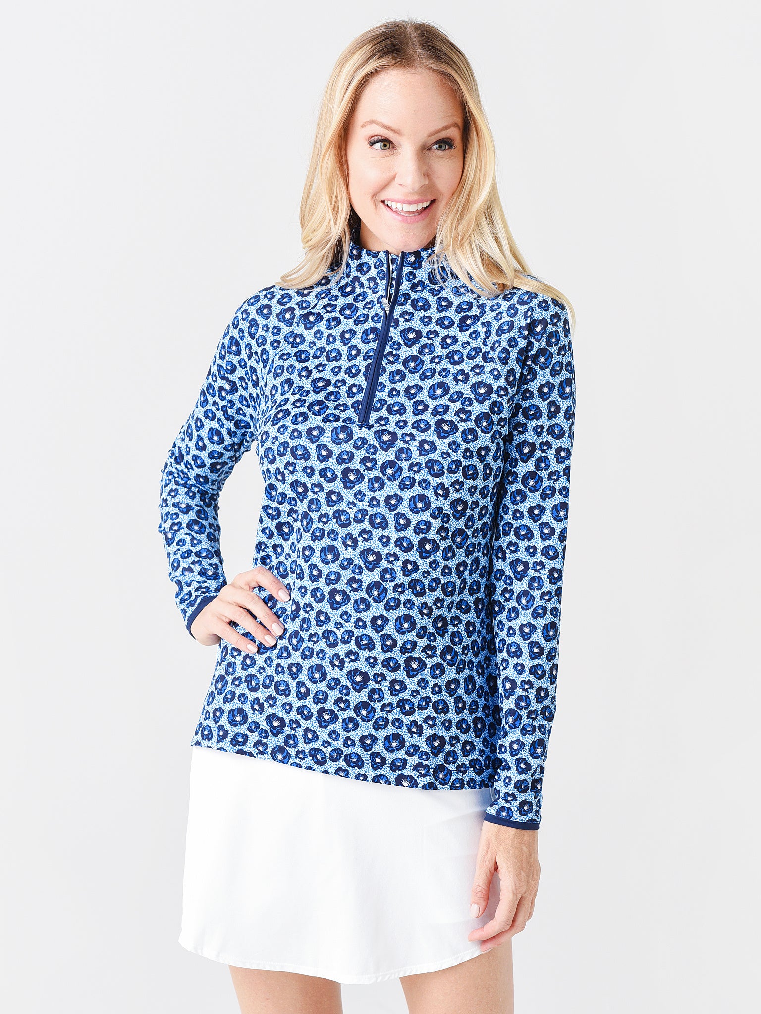 Peter Millar Women's Crown Sport Collection Perth Performance Pullover - Saint Bernard
