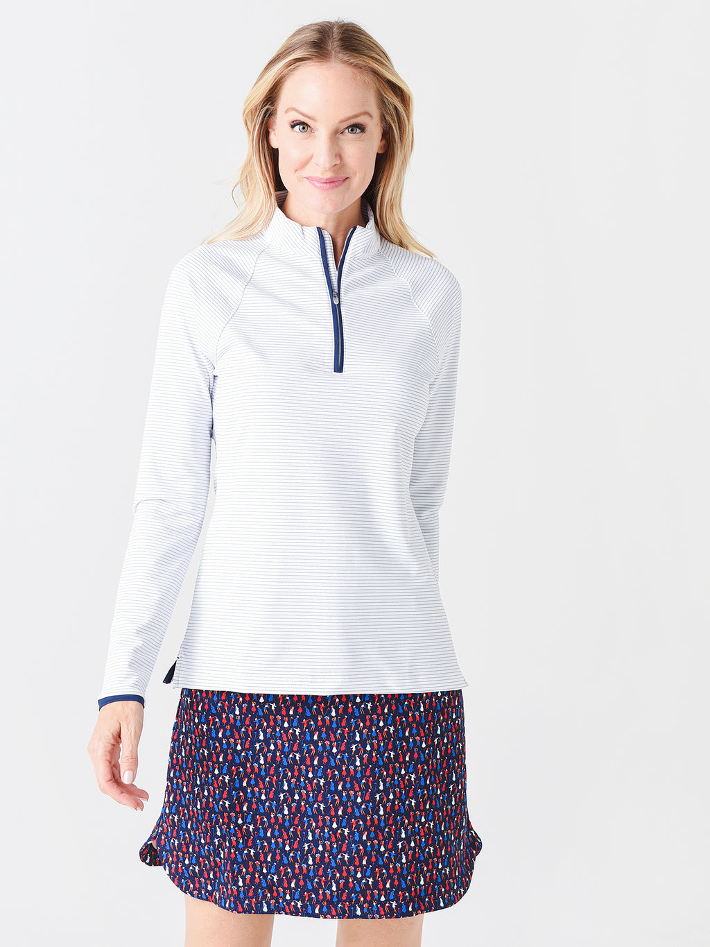 Peter Millar Women's Crown Sport Collection Perth Performance Pullover - Saint Bernard