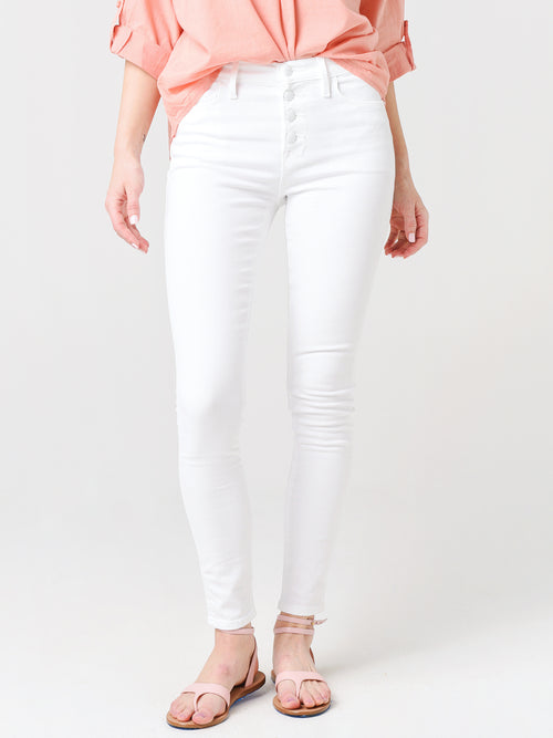 Frame Women's Le High Skinny Exposed Buttons Jean