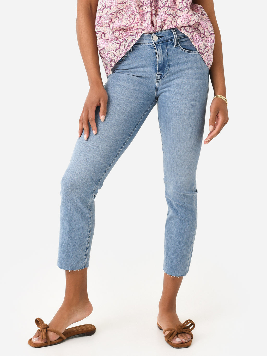 Frame Women's Le High Straight Raw After Jean - Saint Bernard