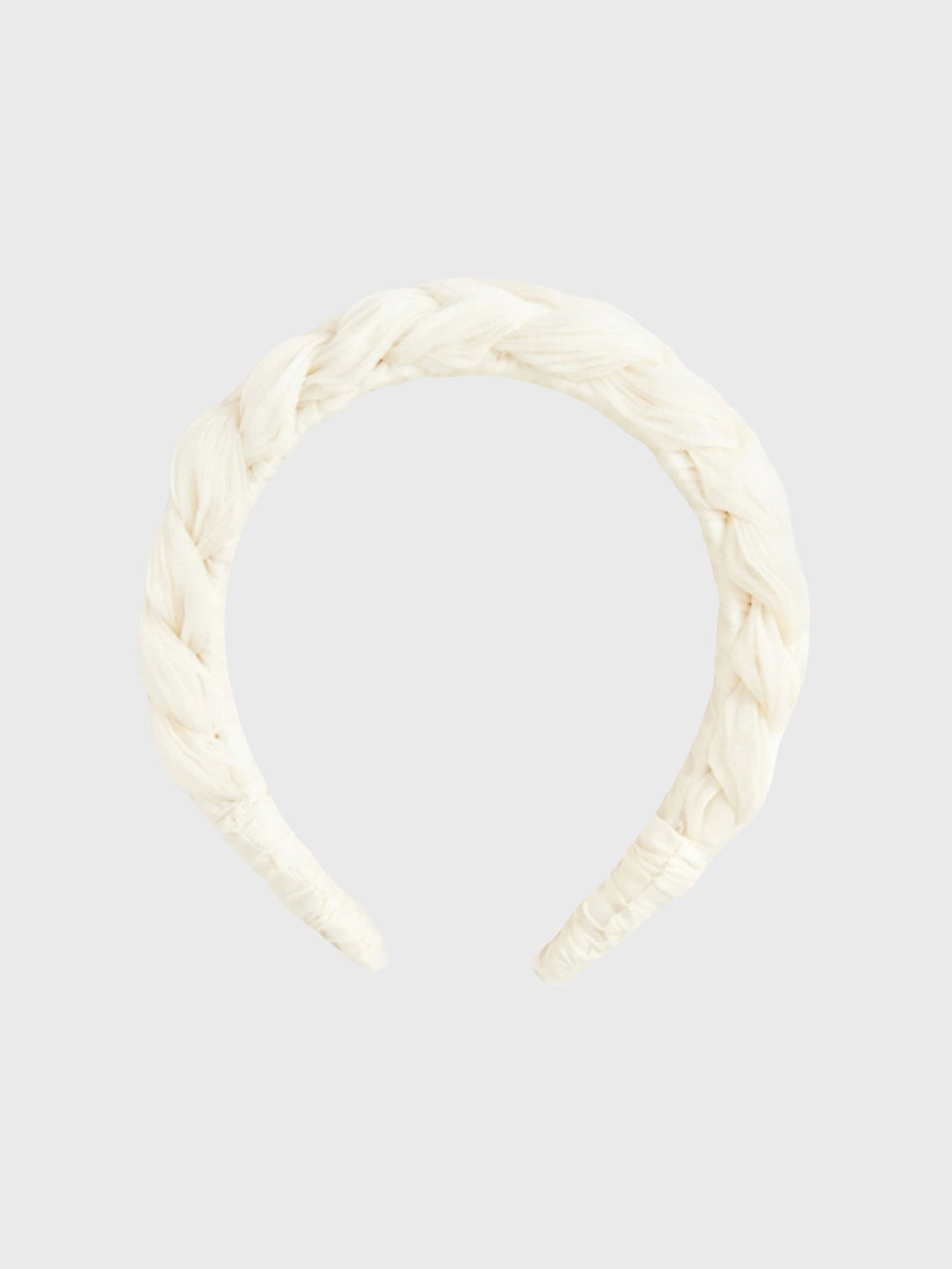 Loeffler Randall Lilac Gold Braided Headband