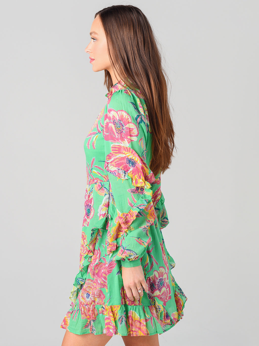 LILA DRESSxELIZASROSEGARDENISLANDGREEN-alt1