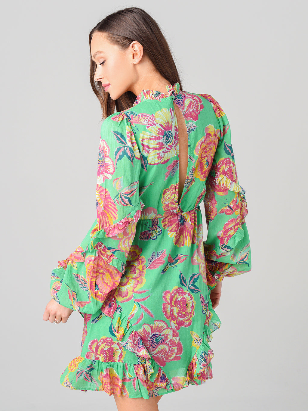 LILA DRESSxELIZASROSEGARDENISLANDGREEN-alt2