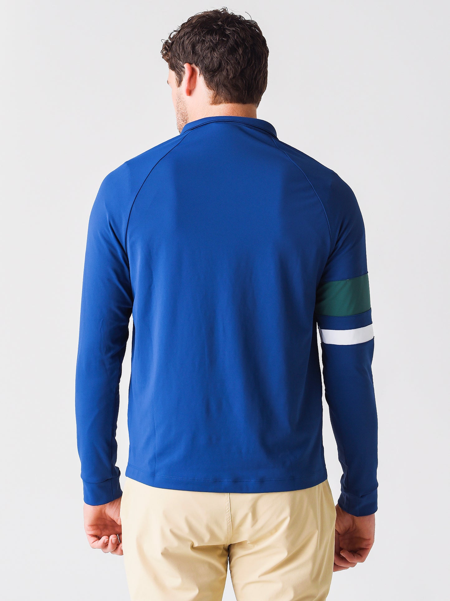 LINCOLN QUARTER ZIPxESTATEBLUEEVERGREENWHITE-alt3