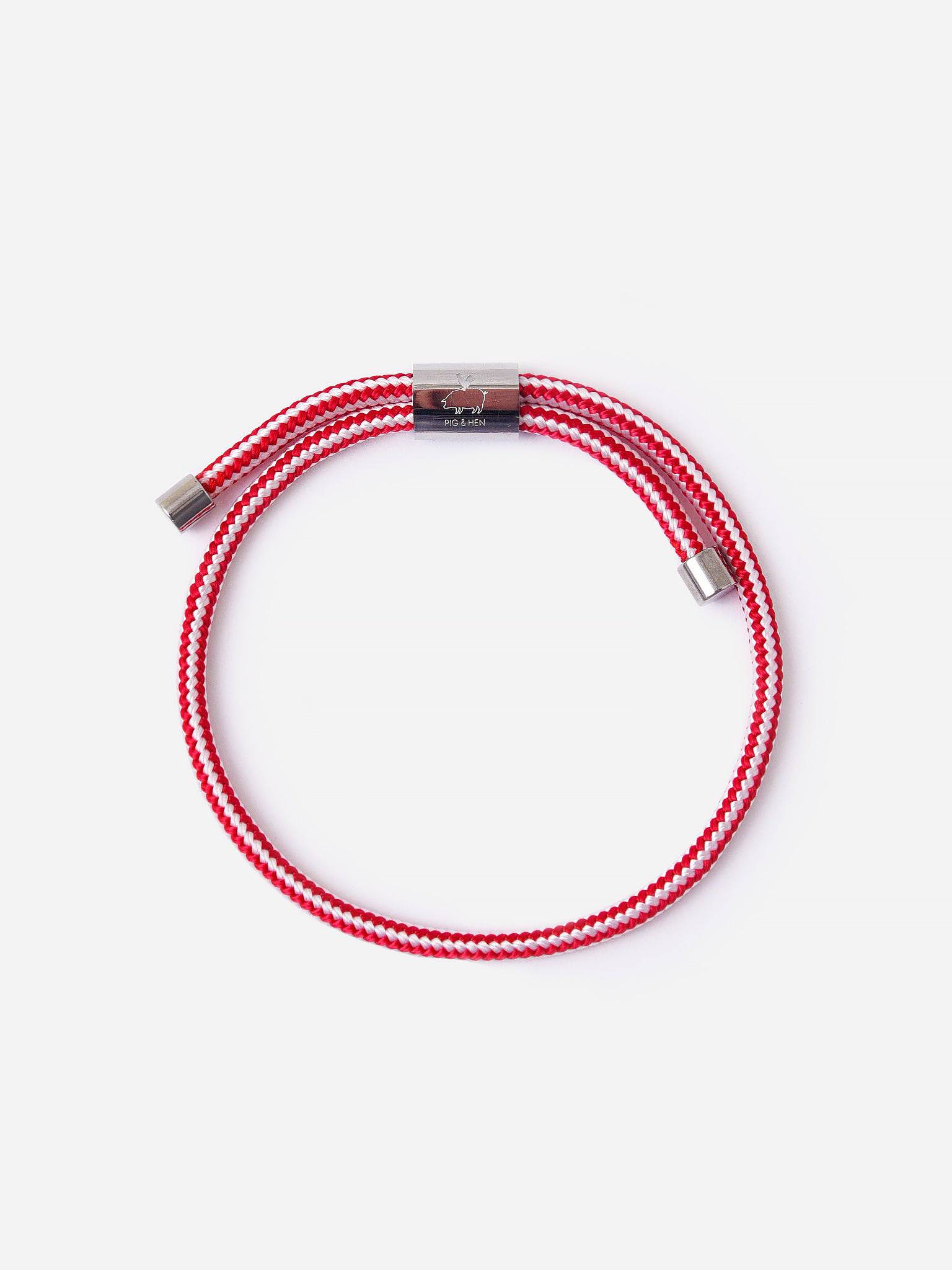 LITTLE LEWIS BRACELETxWHITERASPBERRYSILVER-alt1