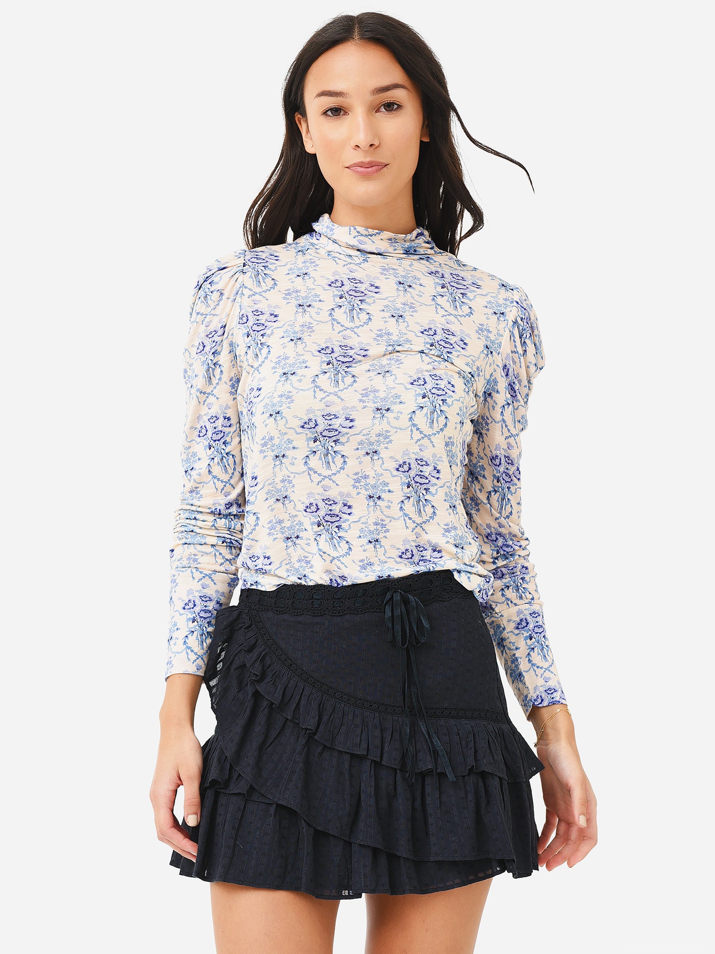 LoveShackFancy Women's Vienna Turtleneck - Saint Bernard