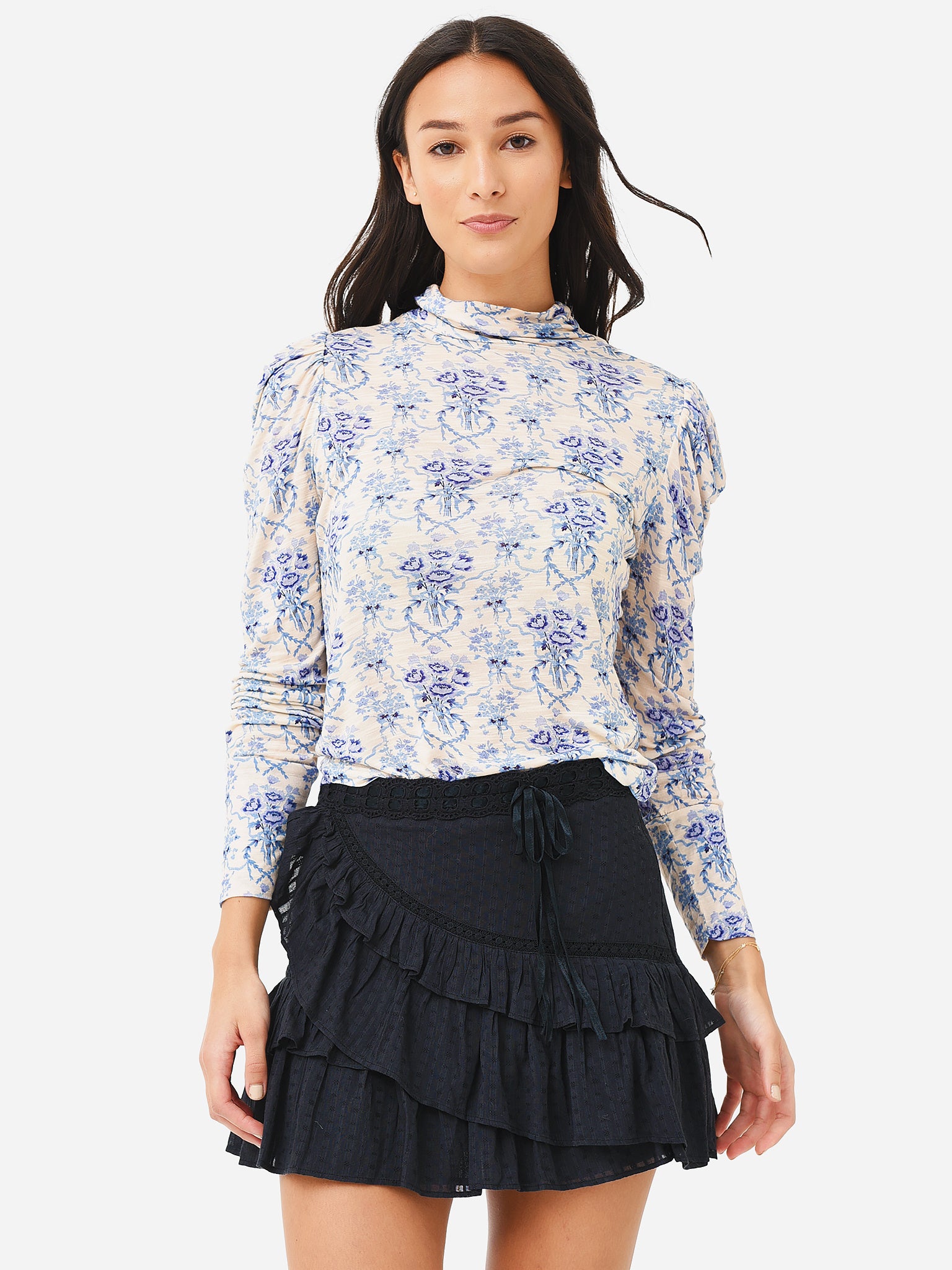 LoveShackFancy Women's Vienna Turtleneck - Saint Bernard