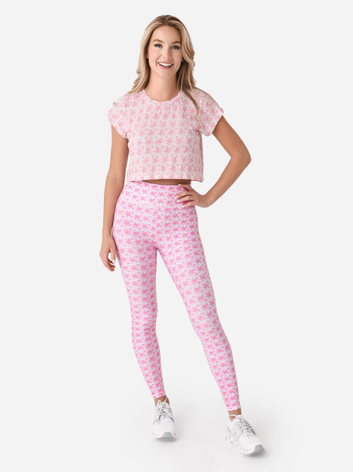 LoveShackFancy Women's Rubin Cropped Tee