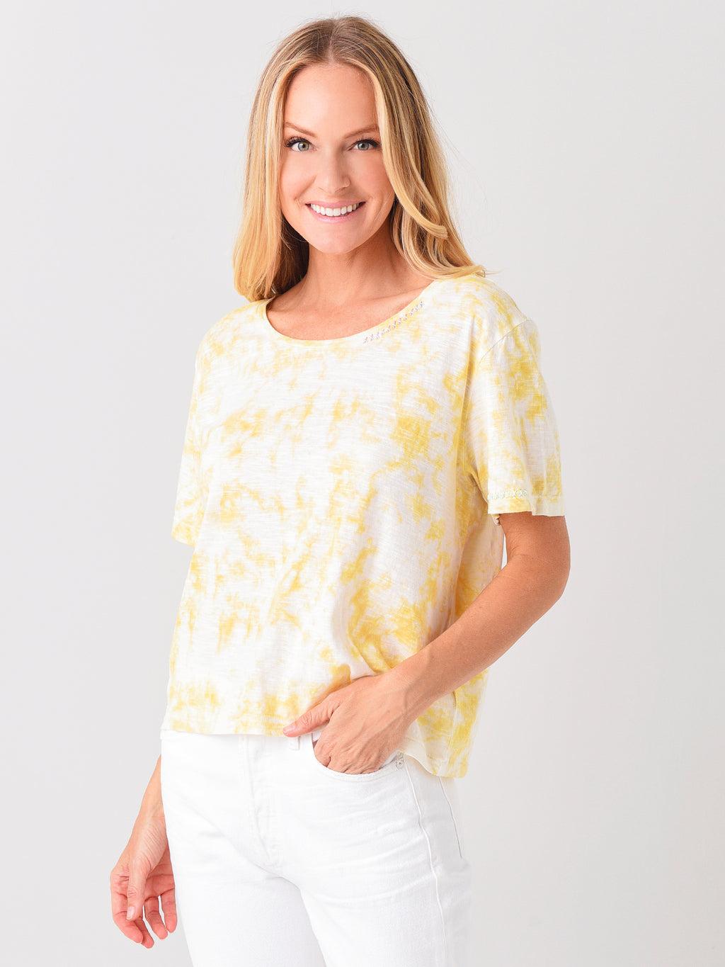 Loveshack Fancy Women's Calix Tee - Saint Bernard