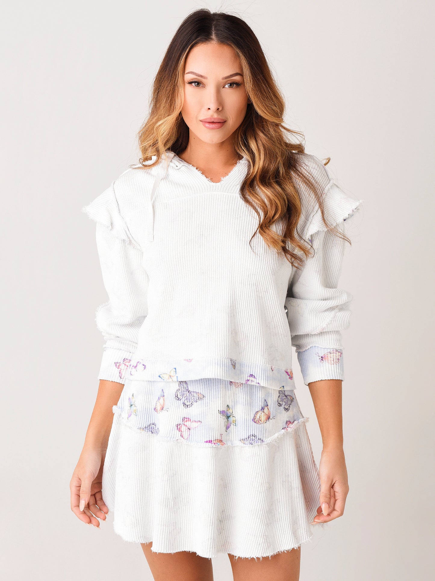 Loveshack Fancy Women's Ciel Hoodie - Saint Bernard