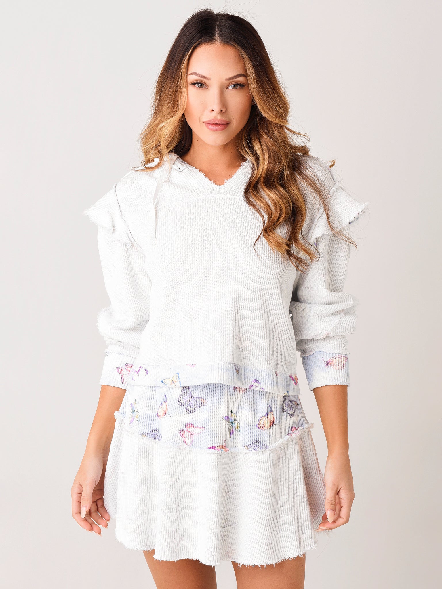 Loveshack Fancy Women's Ciel Hoodie - Saint Bernard