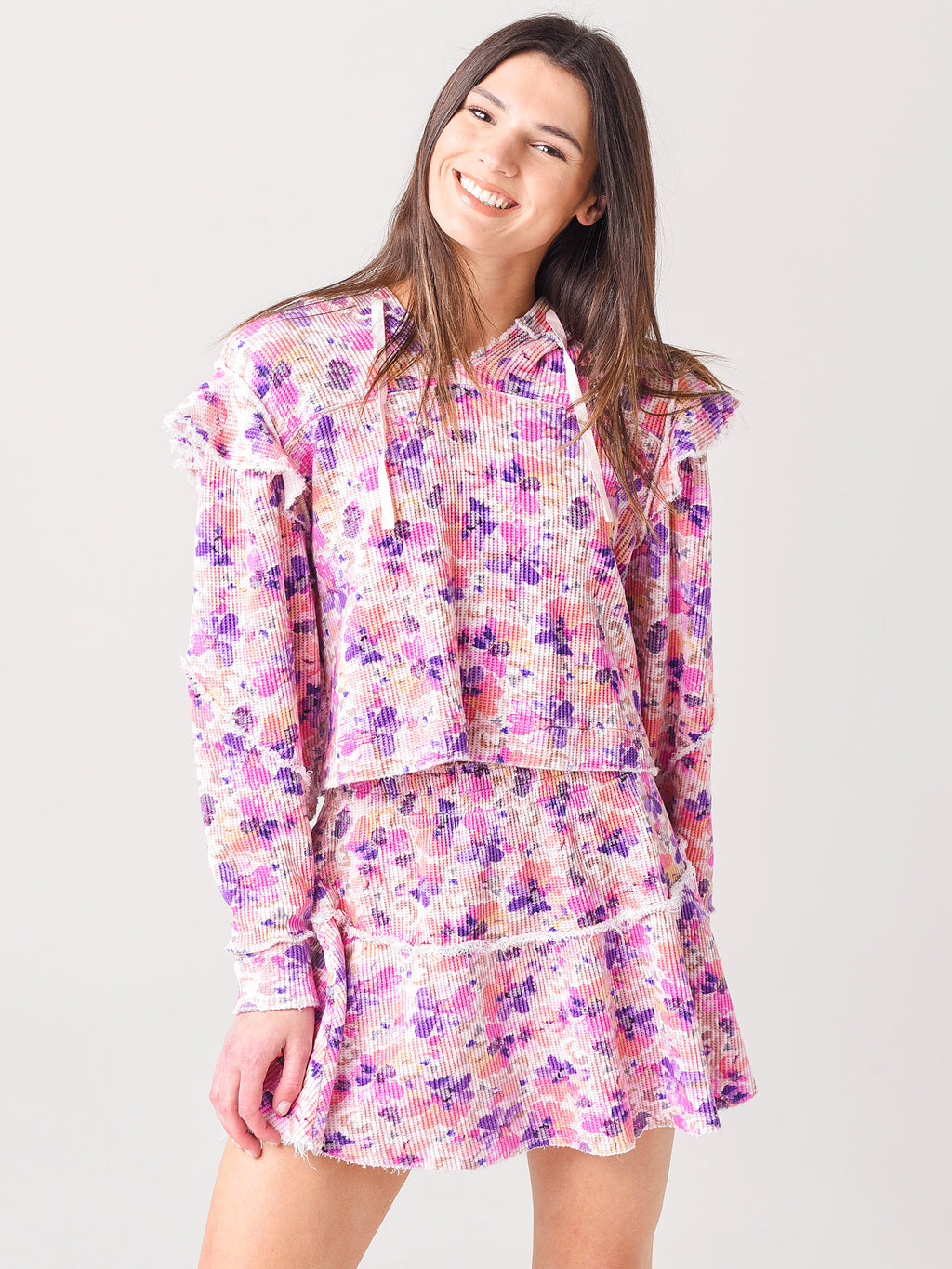 LoveShackFancy Ciel Hoodie - Saint Bernard