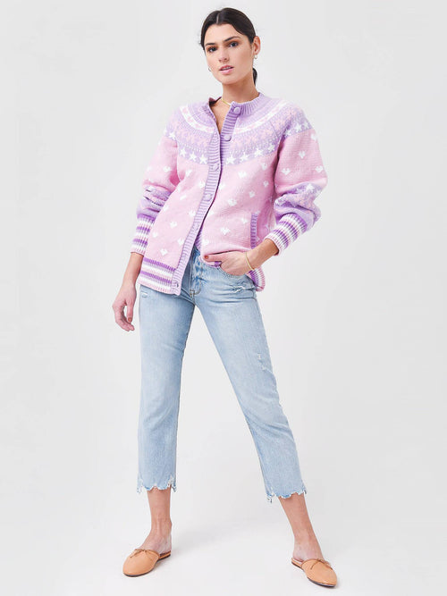 LoveShackFancy Women's Amalo Boyfriend Cardigan