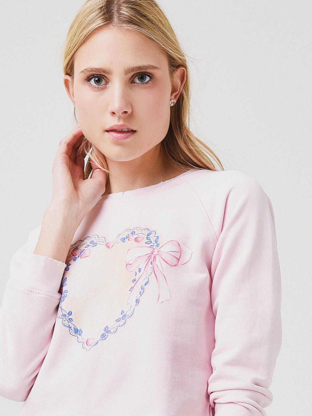 LoveShackFancy Women's Ameenah Pullover Sweater - Saint Bernard