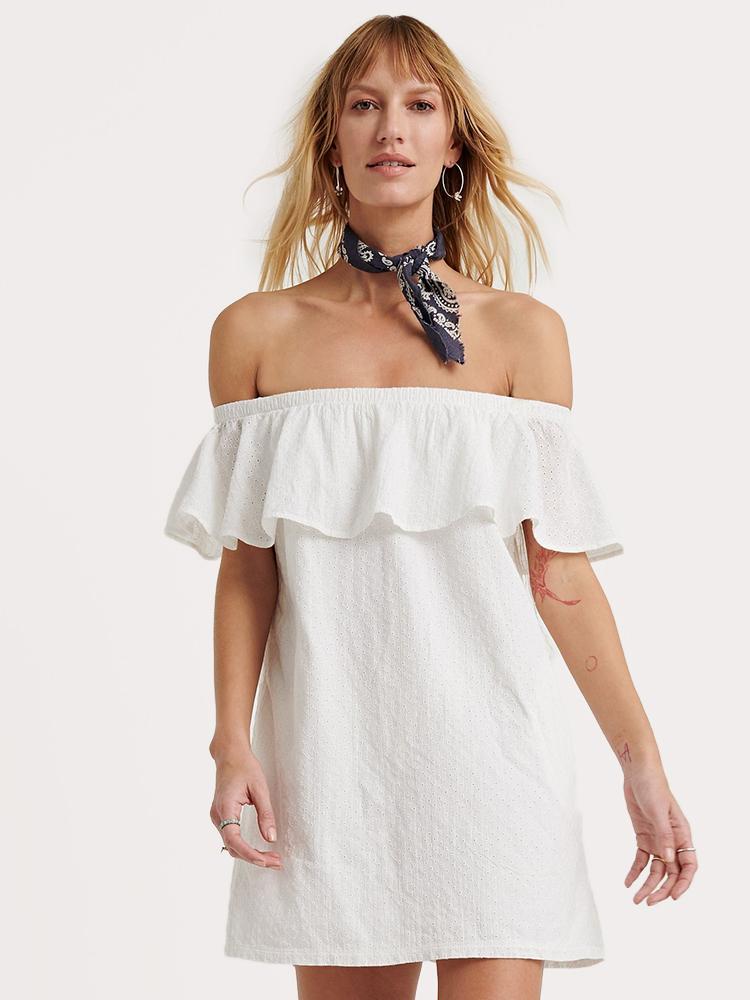 Lucky Brand Women's Belle-Air Cover Up Dress - Saint Bernard