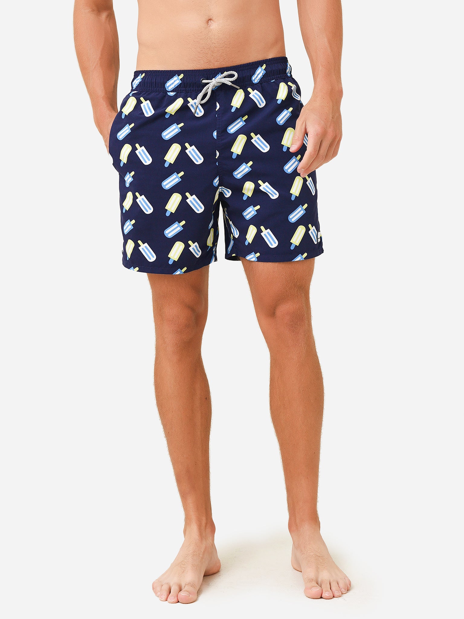 Tom & Teddy Men's Ice Lollies Swim Trunk - Saint Bernard