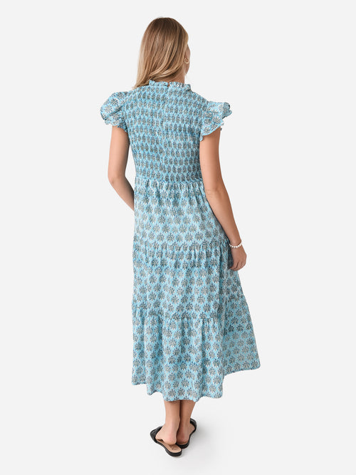Sur La Vague Women's Ruffle Midi Dress