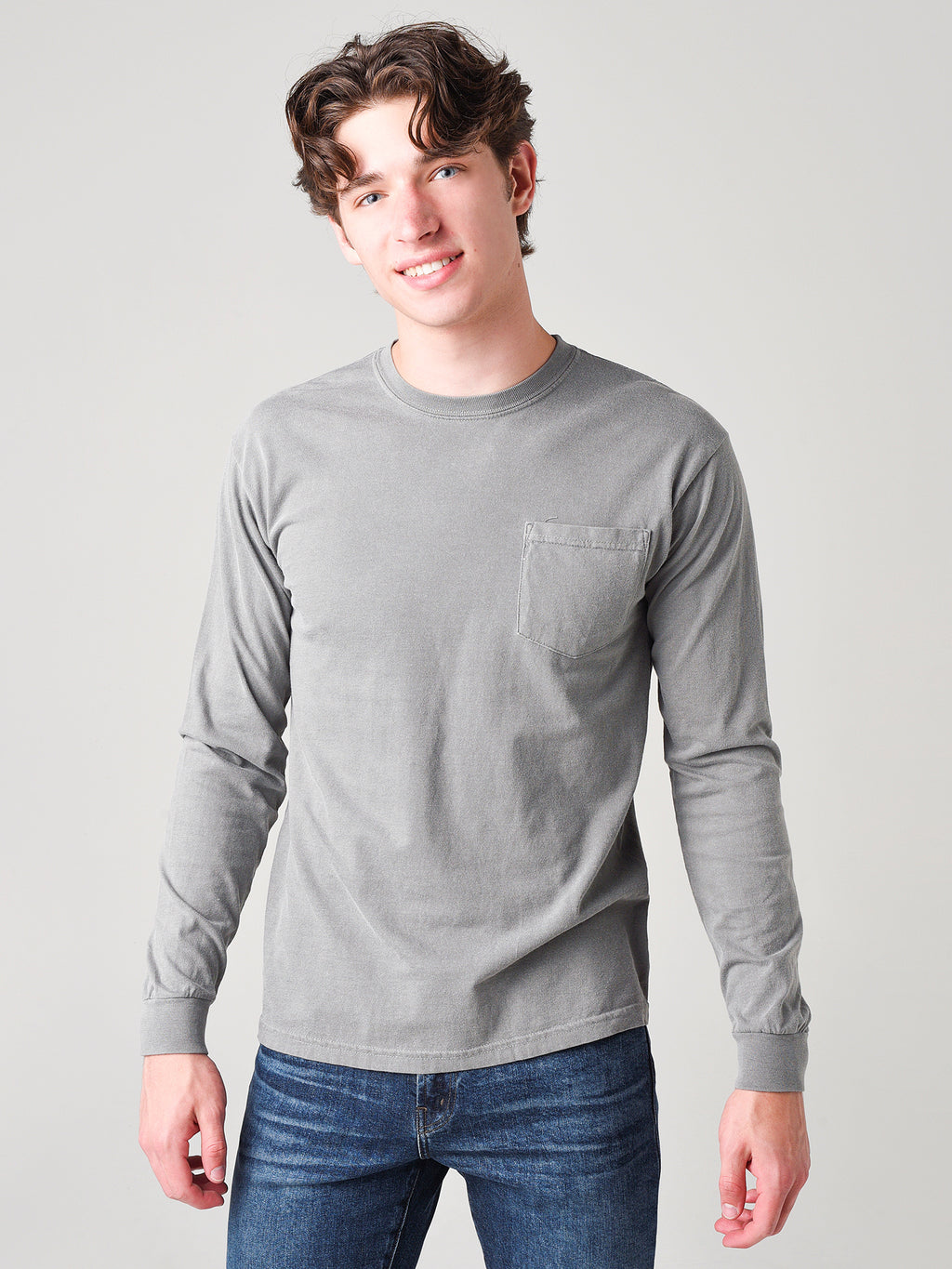 Saint Bernard Men's Long Sleeve Pocket Tee - Saint Bernard