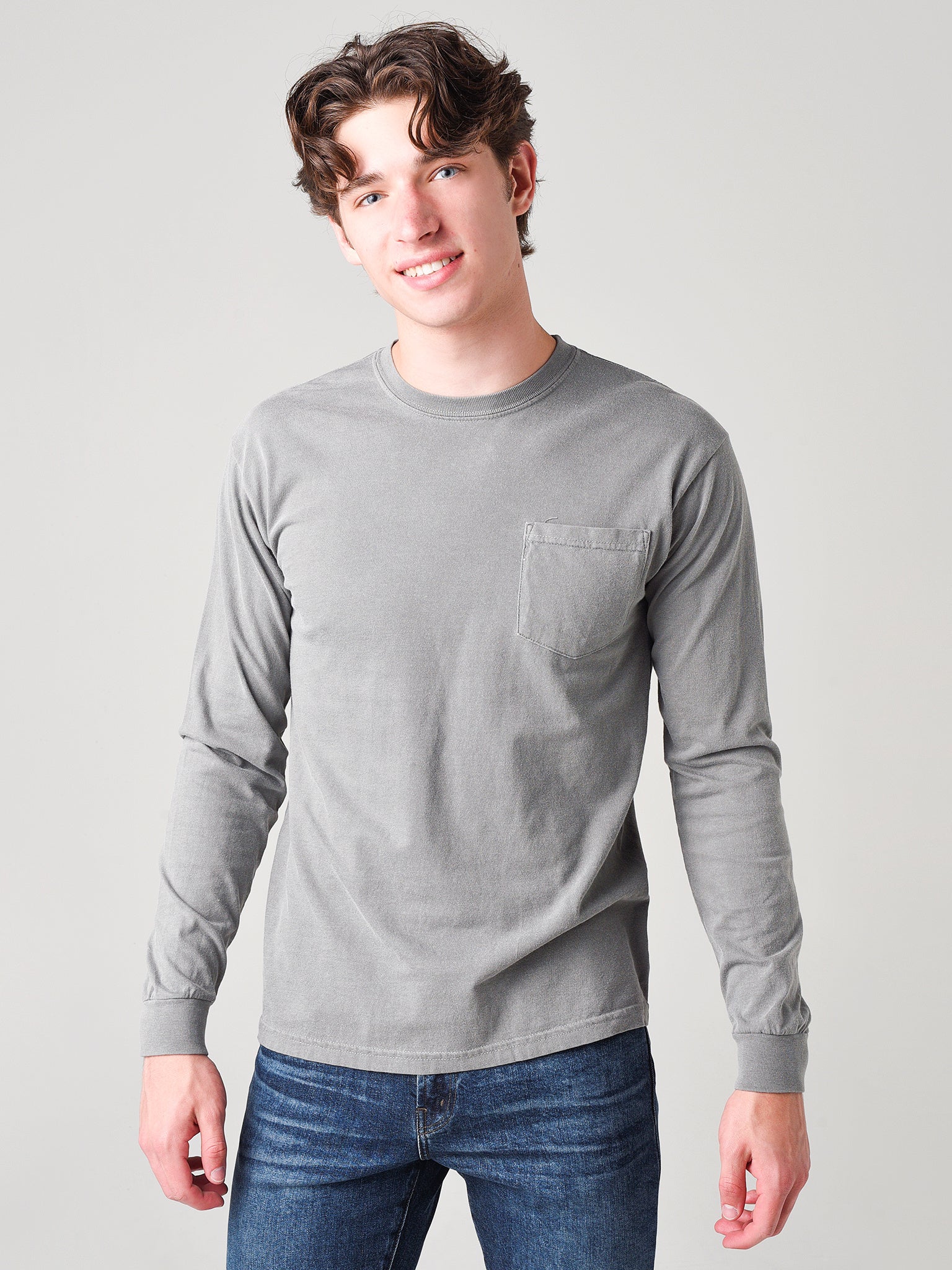 Saint Bernard Men's Long Sleeve Pocket Tee - Saint Bernard