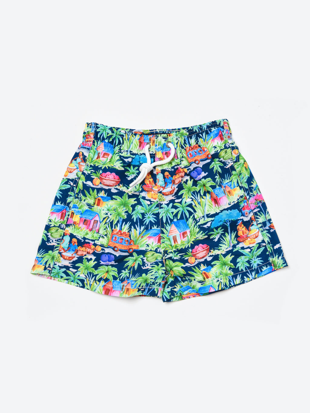 Pat And Can Boys' Los Frailes Swim Trunk - Saint Bernard