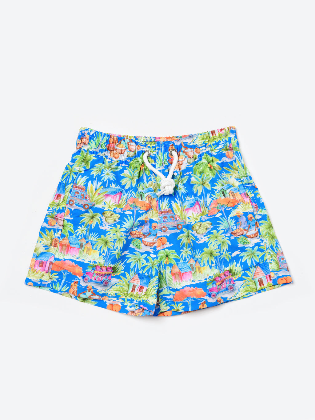 Pat And Can Boys' Los Frailes Swim Trunk - Saint Bernard
