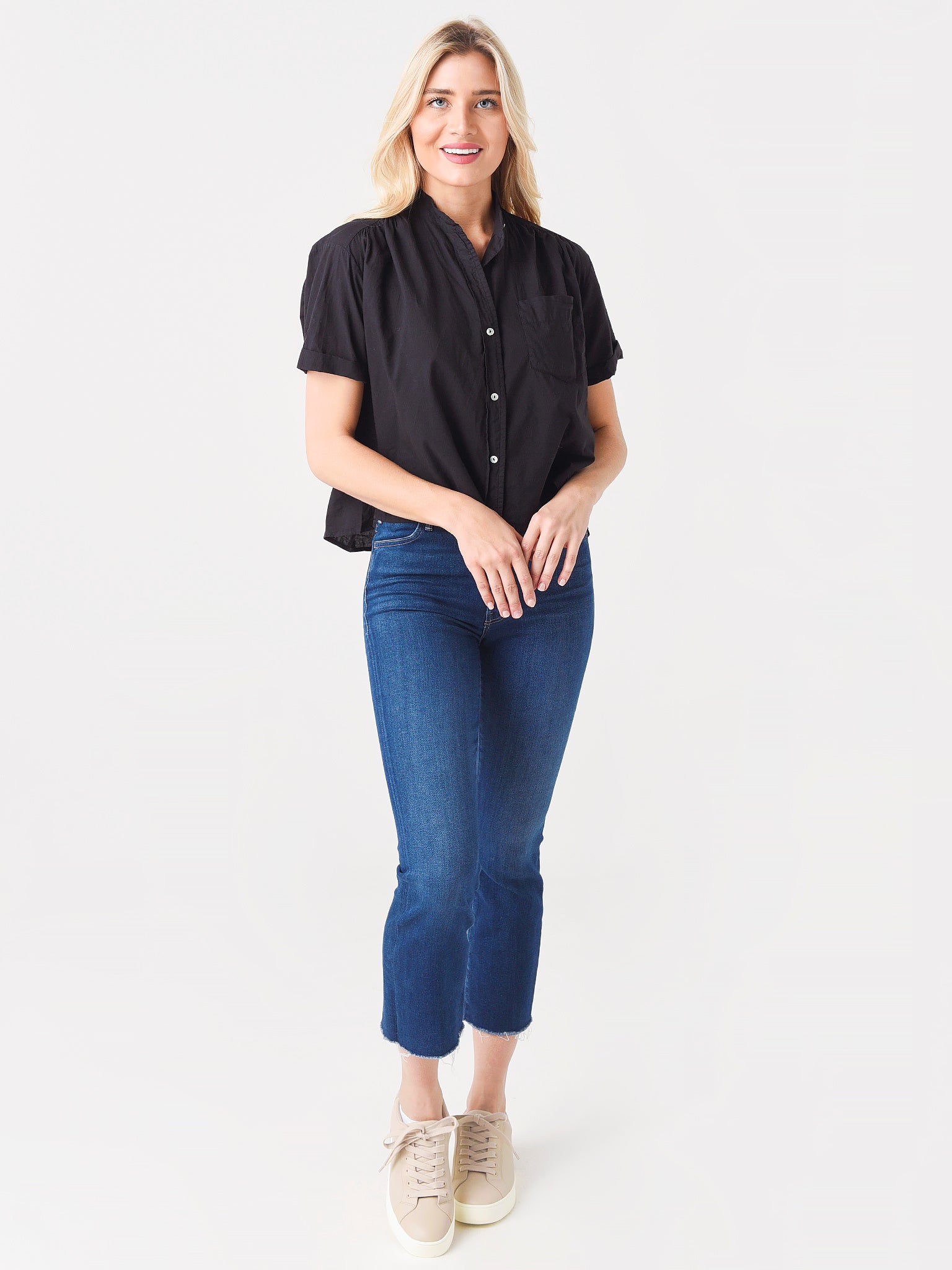 LOUELLA SHIRTxBlack-alt1