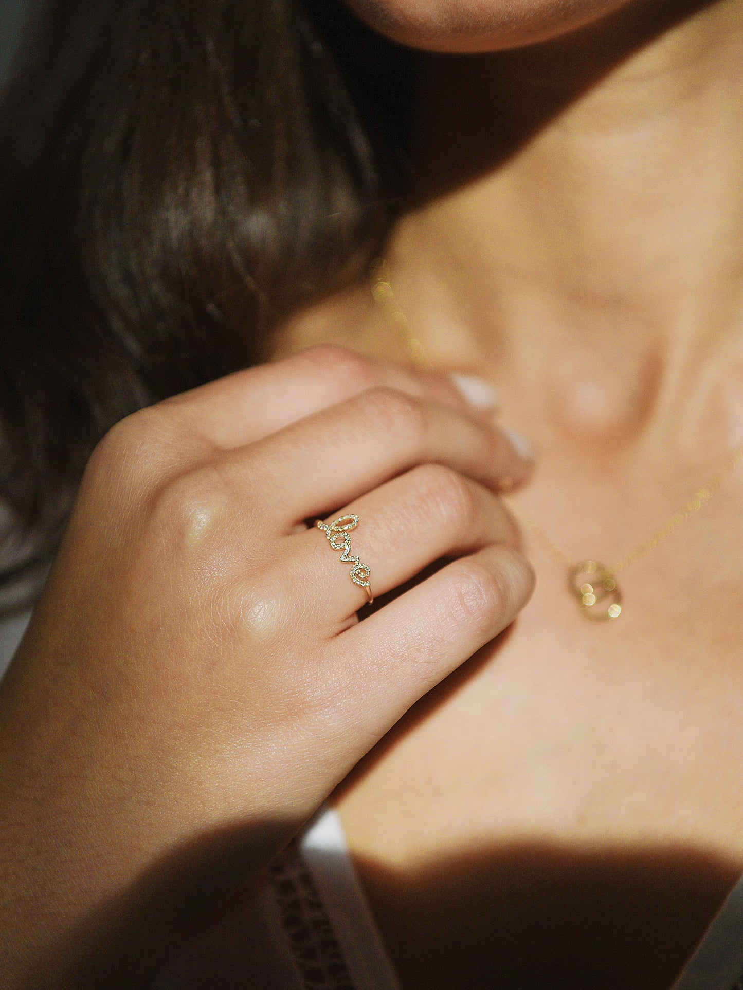 LOVE SCRIPT RINGx14KYELLOWGOLD-alt1