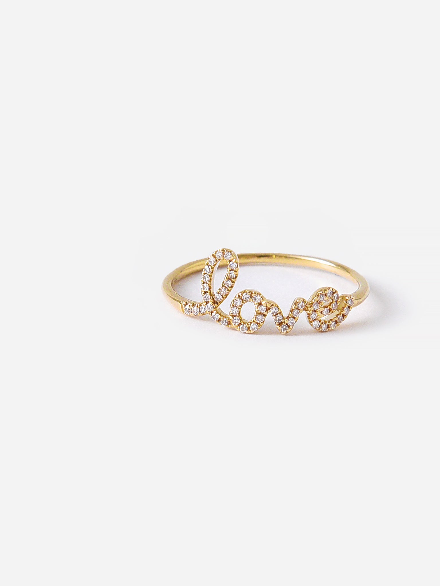 Francie B. Love Script Ring - Saint Bernard