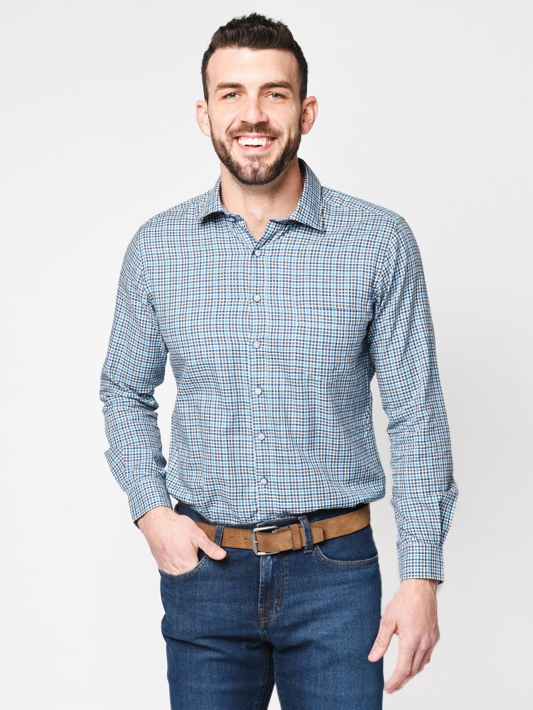 Rodd And Gunn Men’s Maxwell Sports Fit Shirt - Saint Bernard