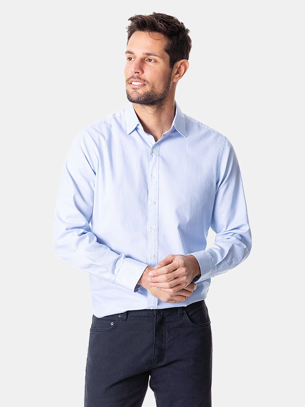 Rodd And Gunn Men's Glenlee Sports Fit Shirt - Saint Bernard