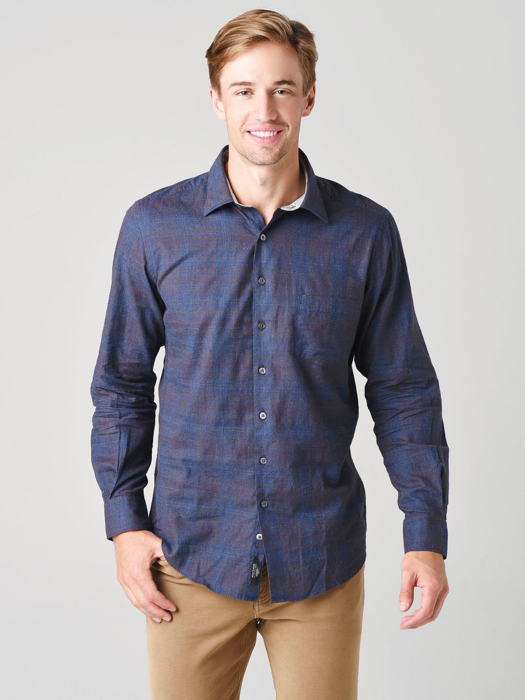 Rodd And Gunn Men's Renwick Sports Fit Shirt - Saint Bernard