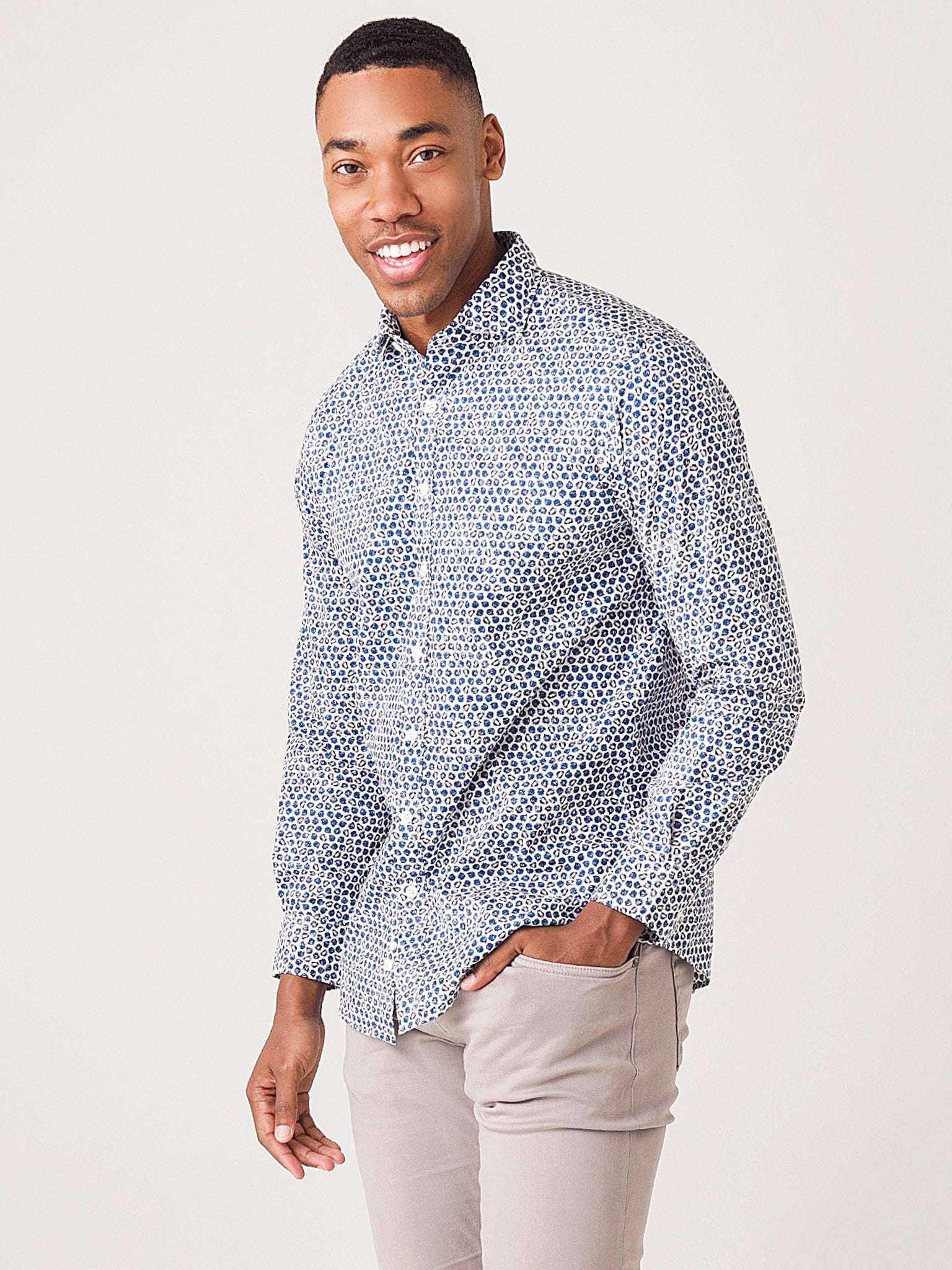 Rodd And Gunn Men's Ocean Grove Sports Fit Shirt - Saint Bernard