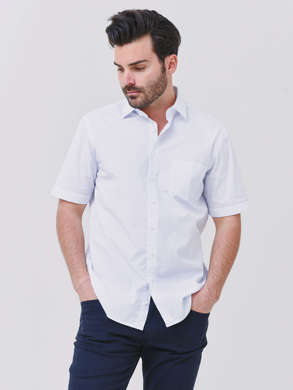 Rodd and Gunn Men's Beethams Button-Down Shirt - Saint Bernard