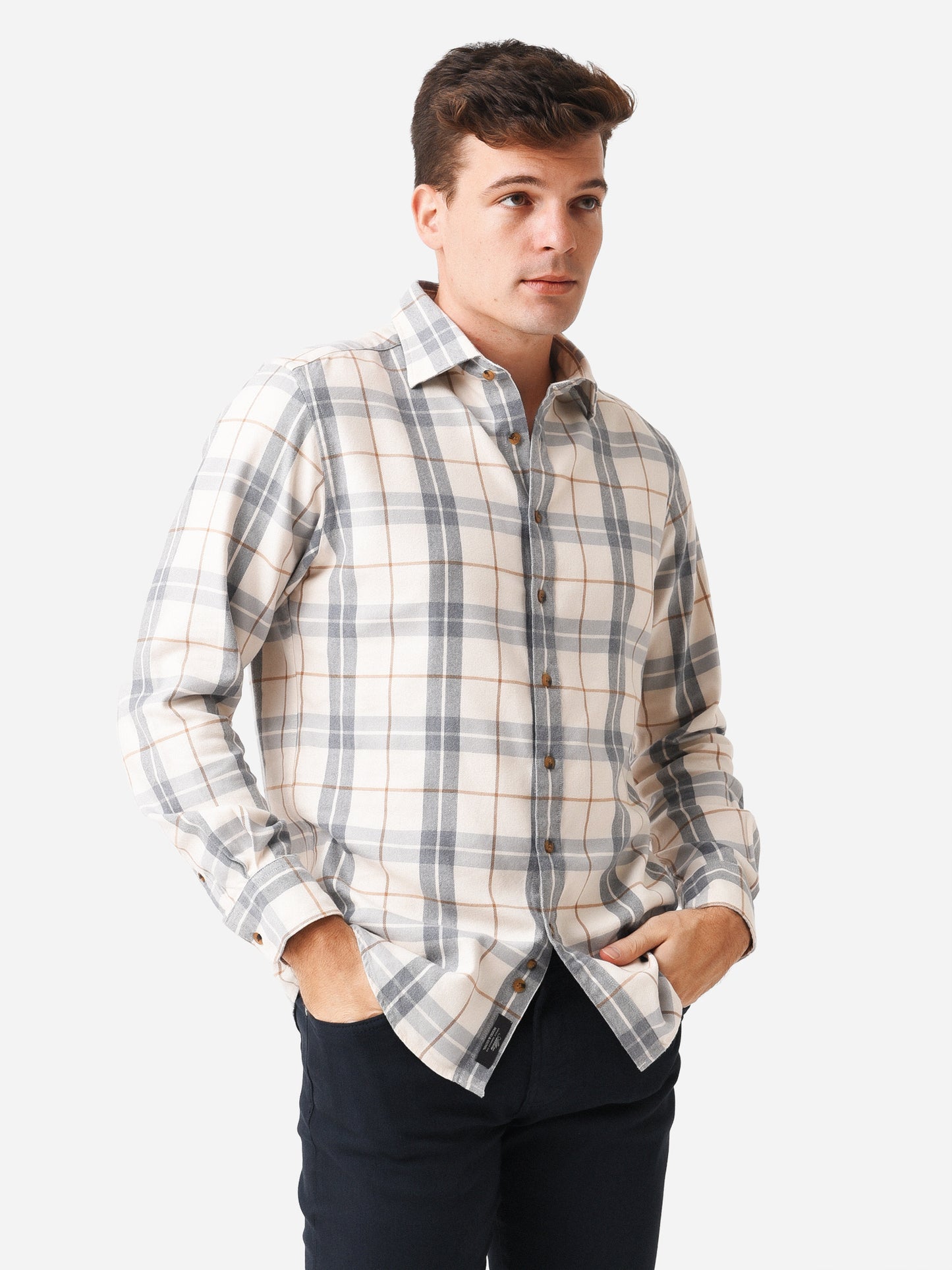 Rodd And Gunn Men's Arnold Valley Button-Down Shirt - Saint Bernard