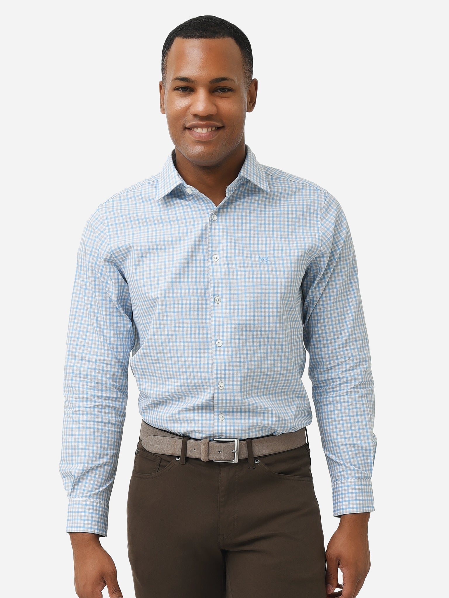 Rodd And Gunn Men's Kingsley Heights Sports Fit Shirt - Saint Bernard