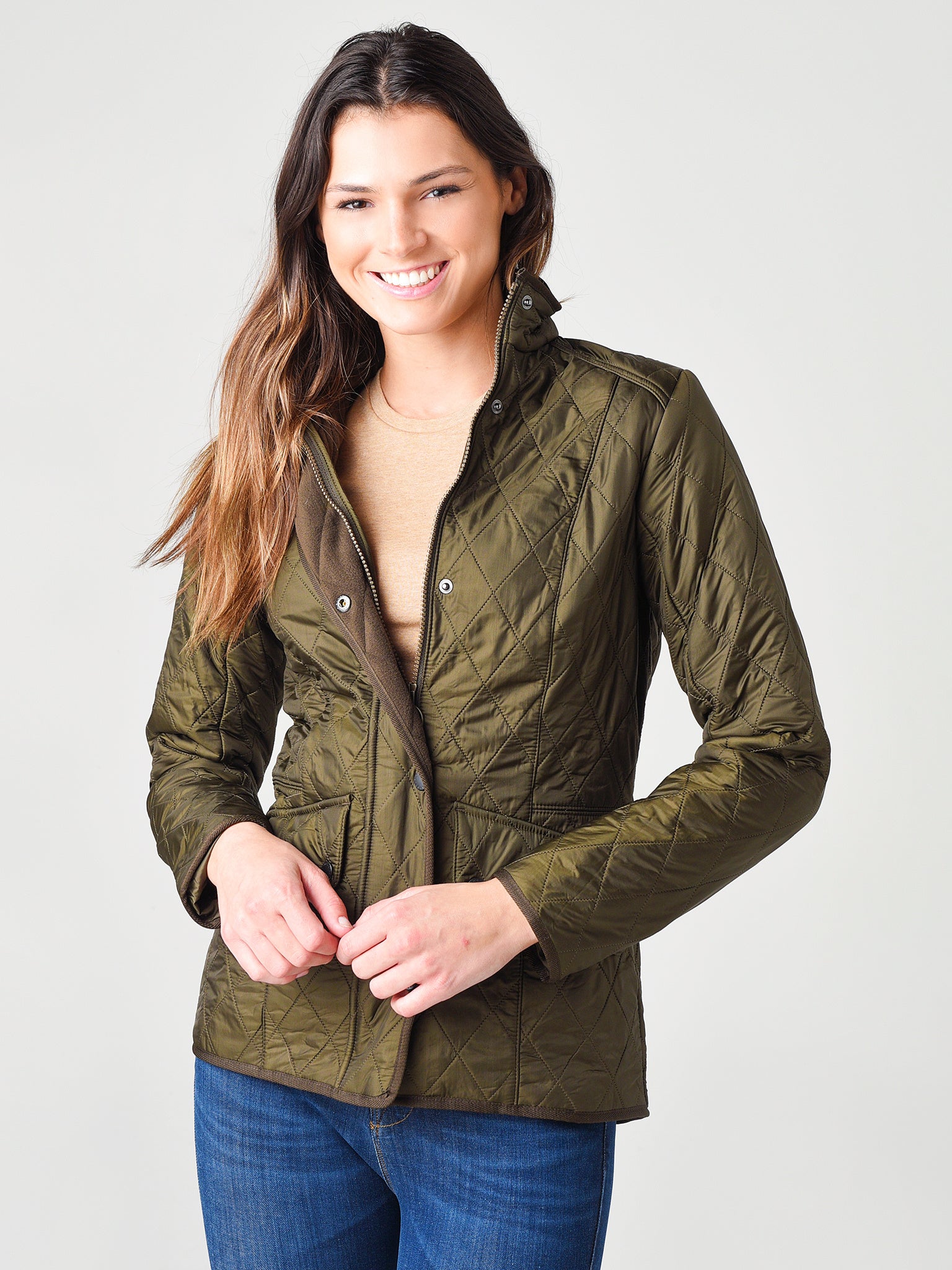 Barbour Women's Calvary Polarquilt Jacket - Saint Bernard