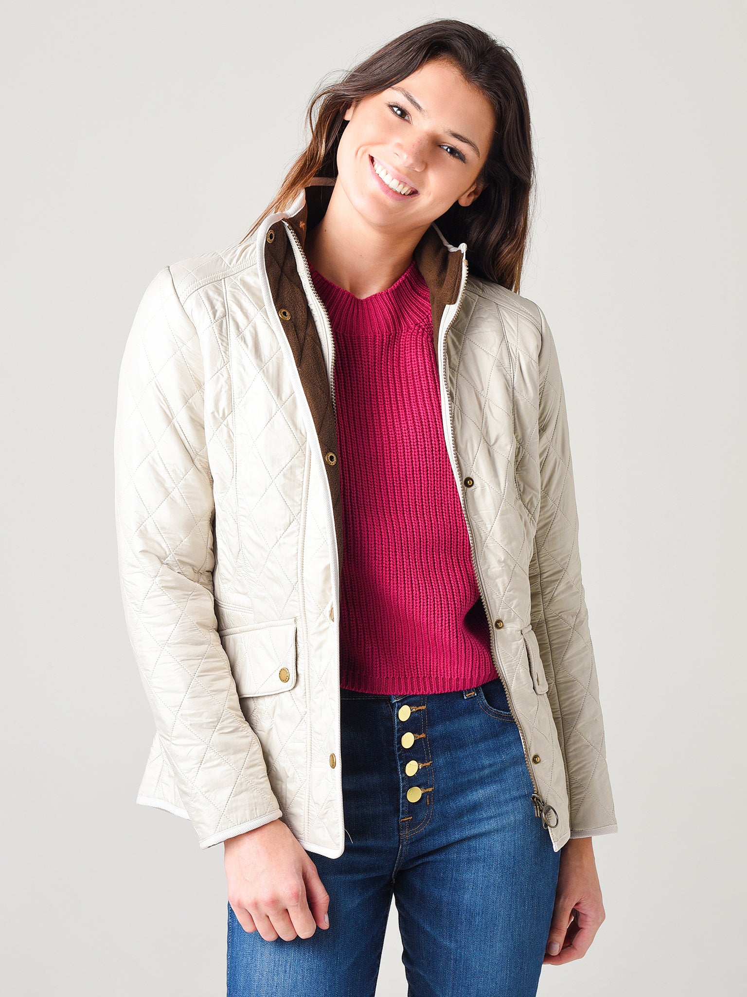 Barbour Women's Calvary Polarquilt Jacket - Saint Bernard