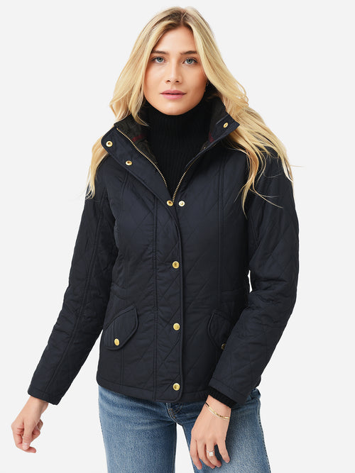 Barbour Women's Millfire Quilted Hooded Jacket