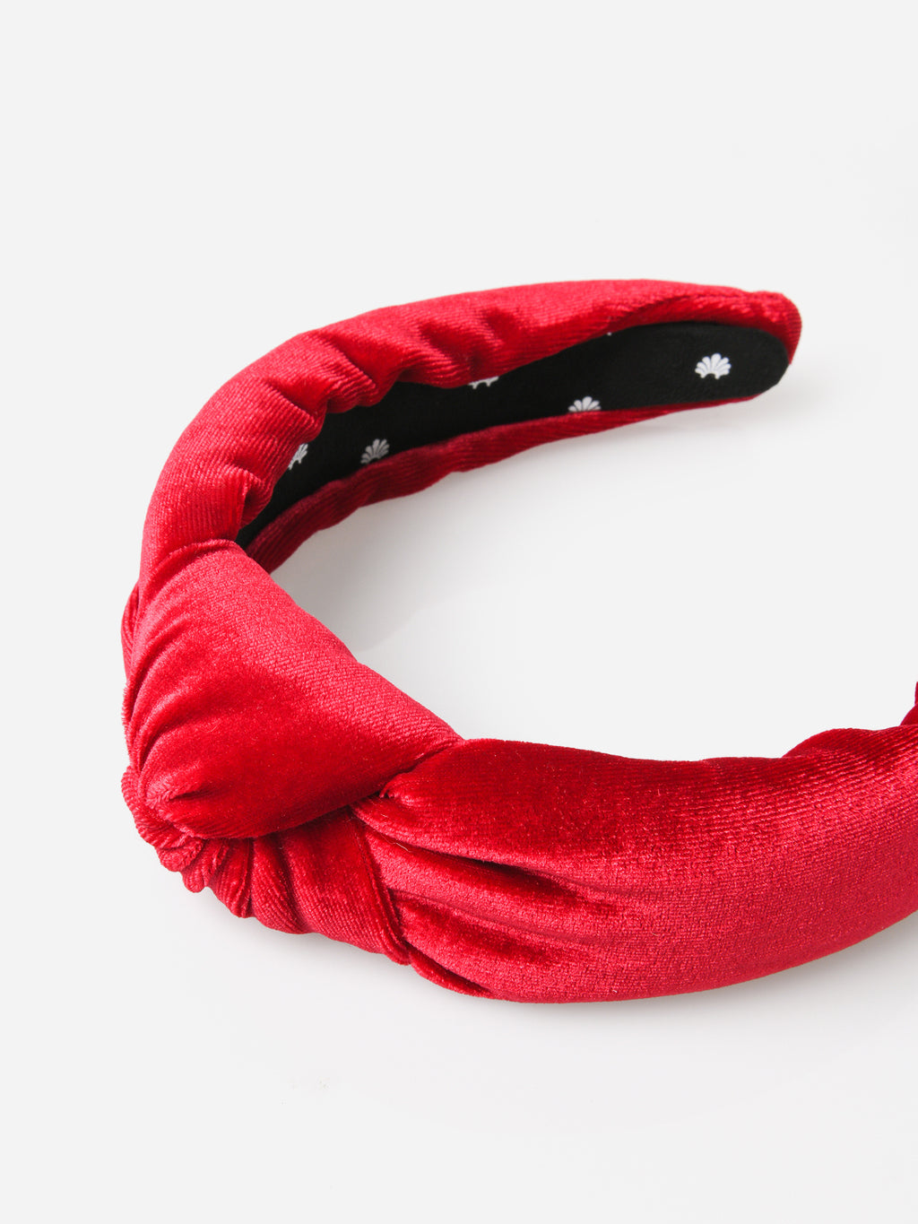 Lele Sadoughi Women's Velvet Knotted Headband - Saint Bernard
