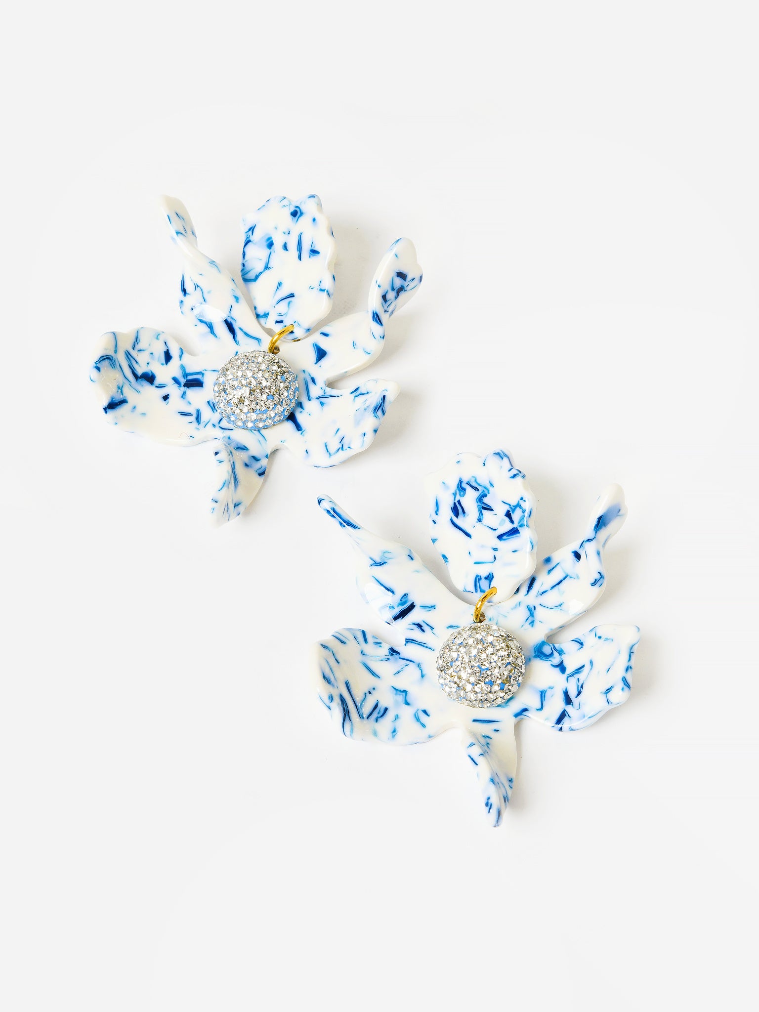 Lele Sadoughi Women's Crystal Lily Earrings - Saint Bernard