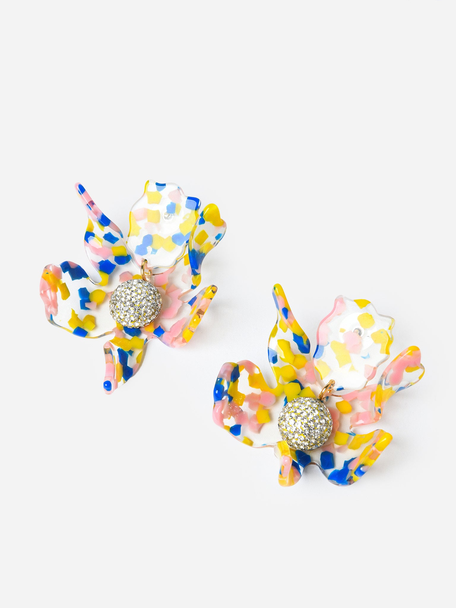 Lele Sadoughi Women's Crystal Lily Earrings - Saint Bernard