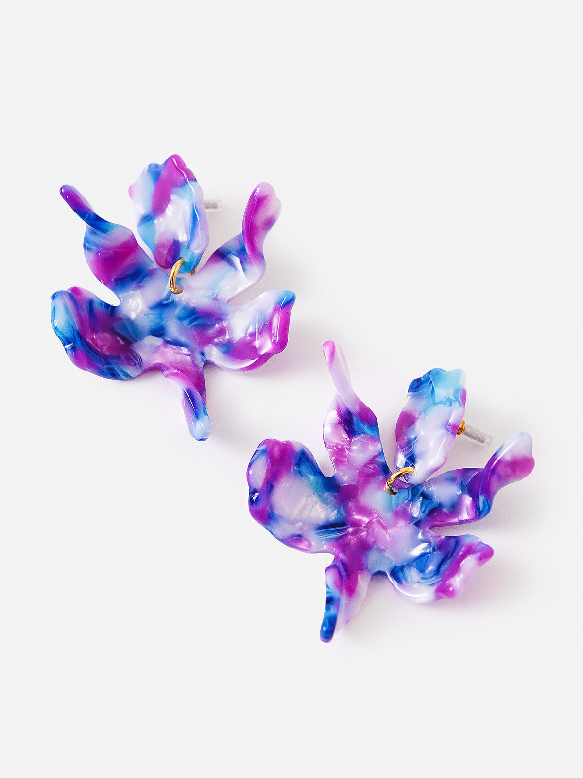 Lele Sadoughi Women's Small Paper Lily Earrings - Saint Bernard