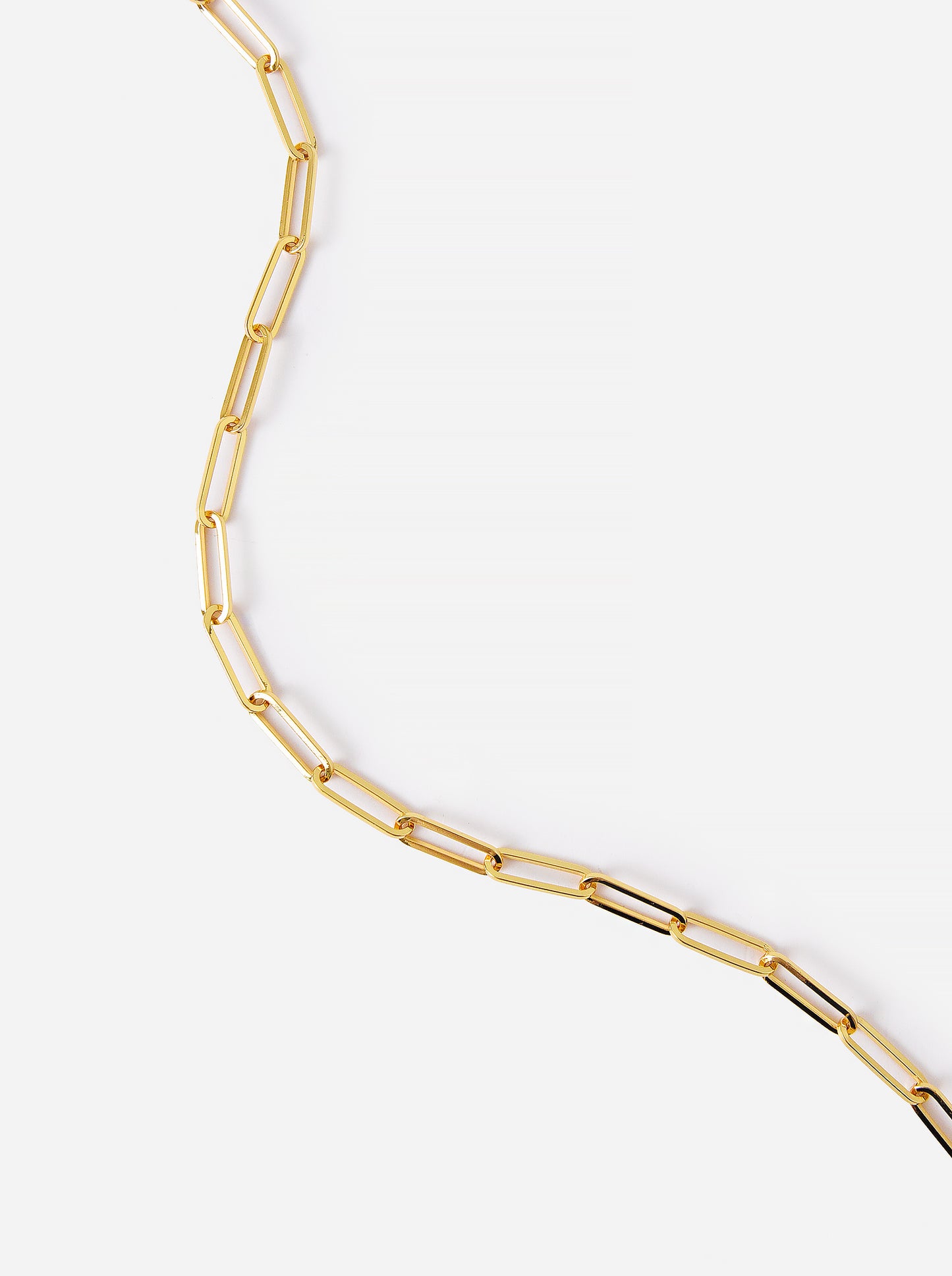 Lele Sadoughi Paper Clip Chain Collar Necklace