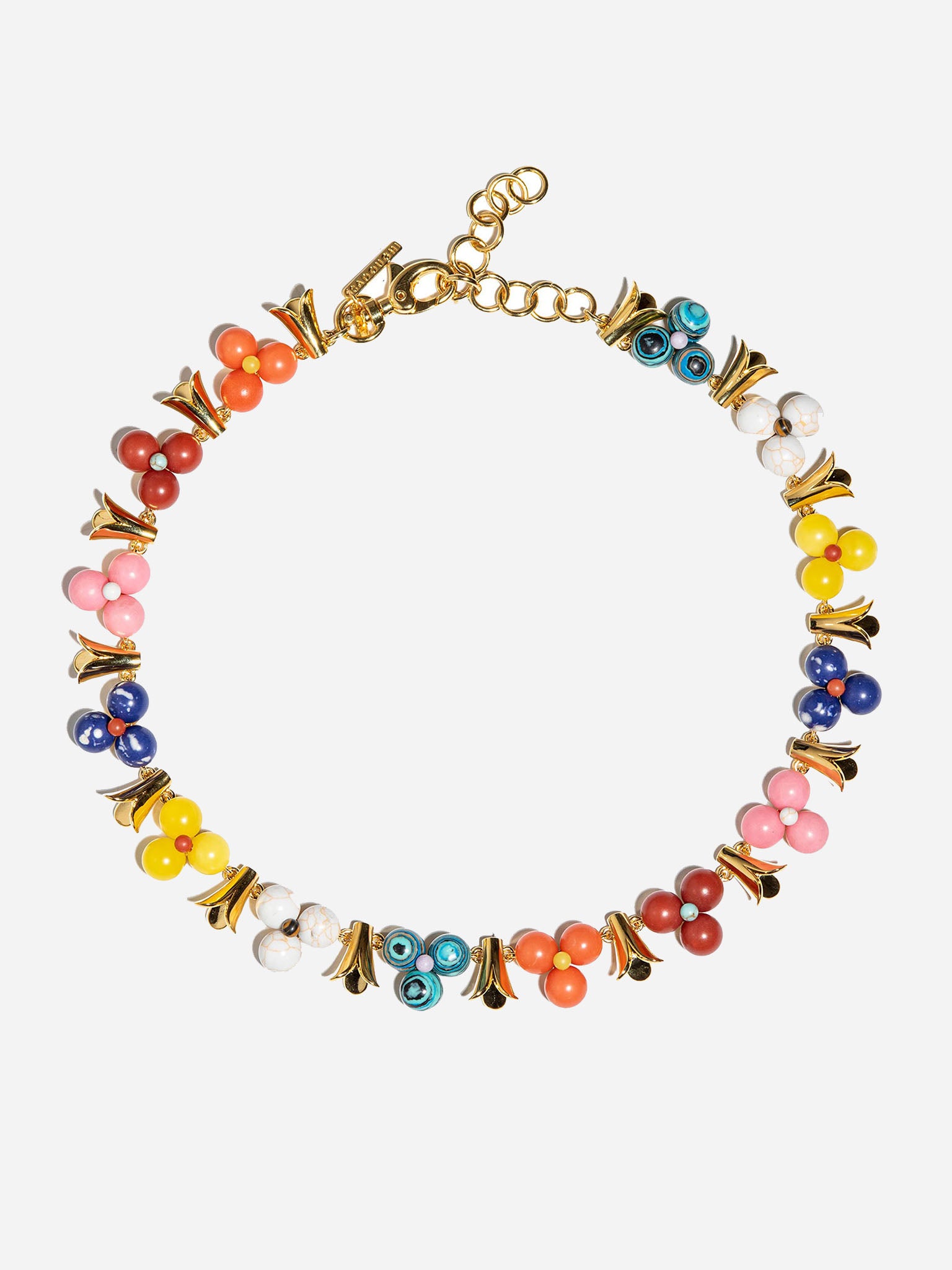 Lele Sadoughi Women's Cactus Flower Collar Necklace - Saint Bernard