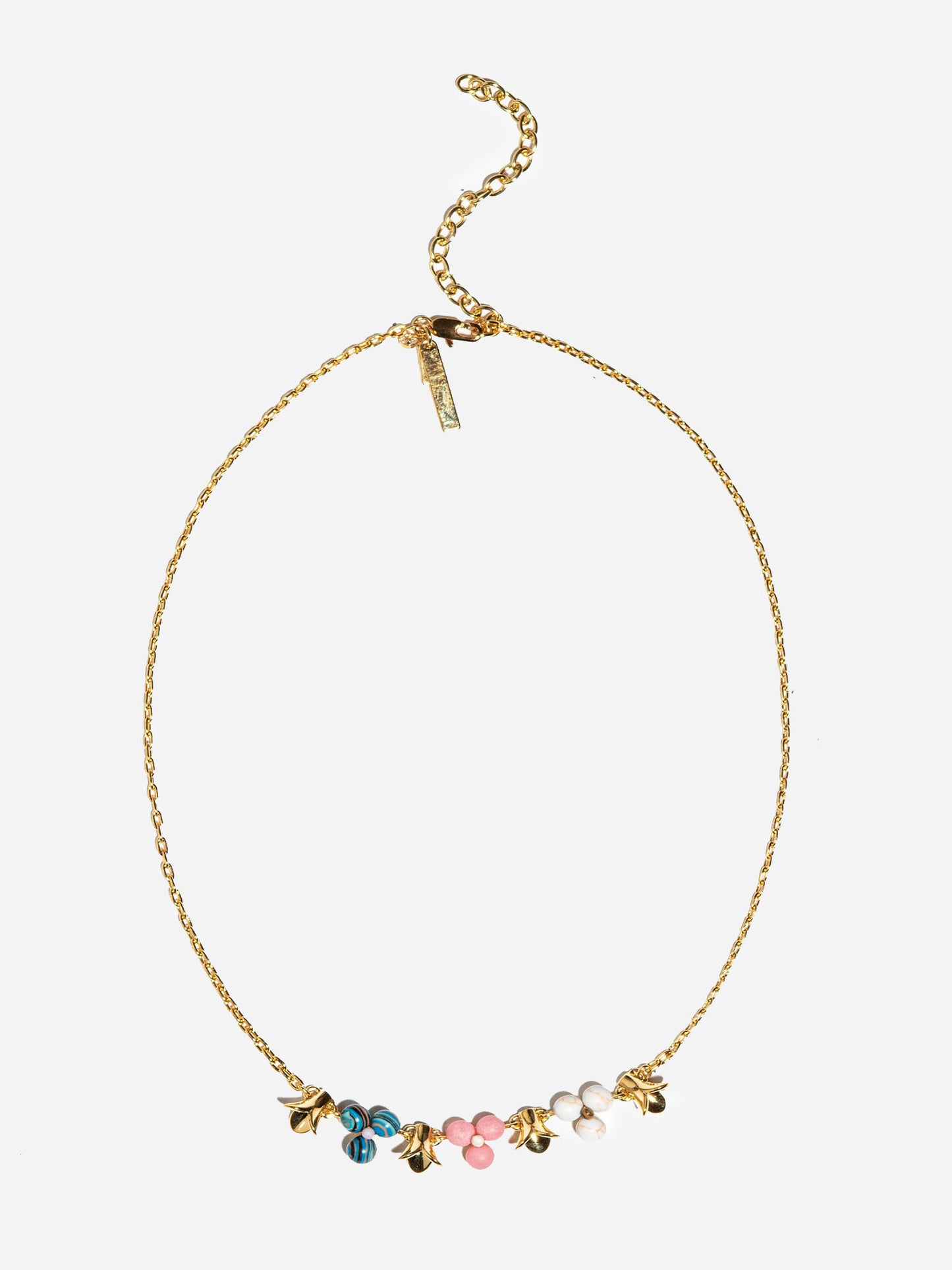 Lele Sadoughi Women's Cactus Flower Station Necklace - Saint Bernard