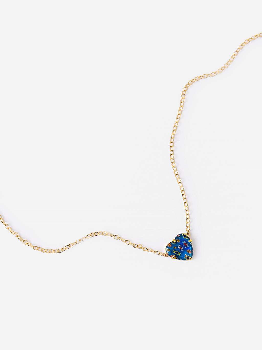 Lele Sadoughi Women's Fiore Heart Charm Necklace - Saint Bernard