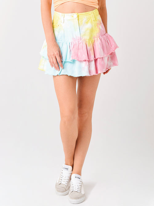 LoveShackFancy Women's Landen Mini Skirt