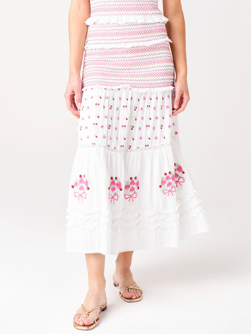 Loveshack Fancy Women's Nightingale Skirt - Saint Bernard