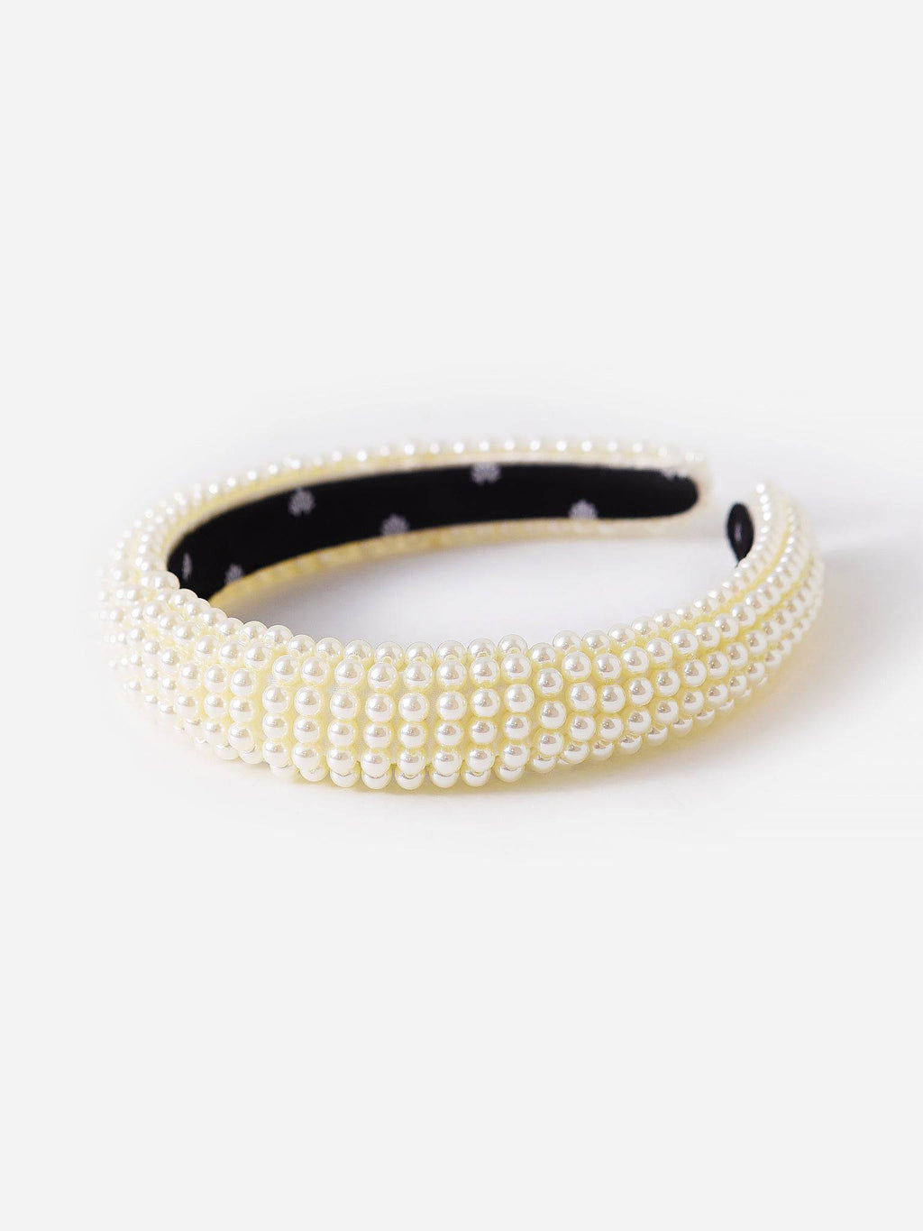 Lele Sadoughi Women's All Over Pearl Alice Headband - Saint Bernard
